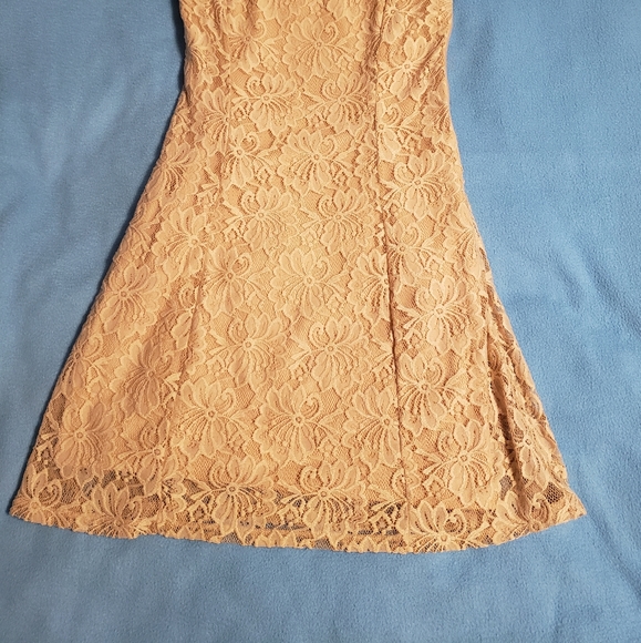 Nude Lace Dress - Picture 6 of 6